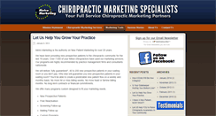 Desktop Screenshot of chirometromarketing.com